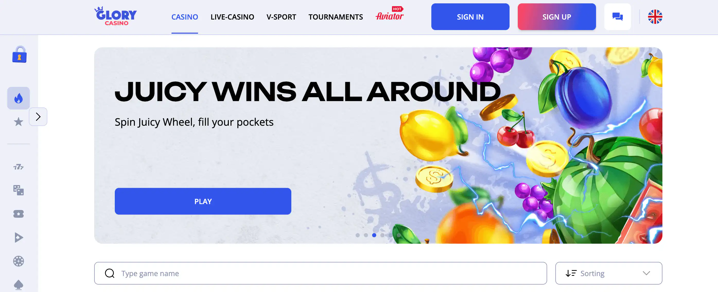 Glory Casino Bangladesh প্রধান সাইট